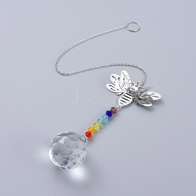 Chandelier Suncatchers Prisms AJEW-G025-F03-1