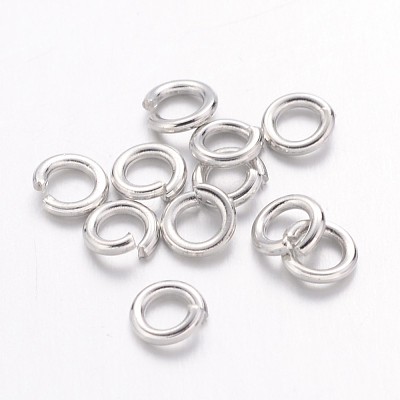 Brass Open Jump Rings JRC4mm-NF-1