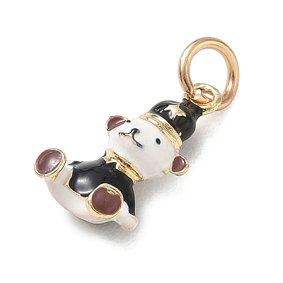 Alloy Enamel Pendants AL-CBA68FA-09B-G-1