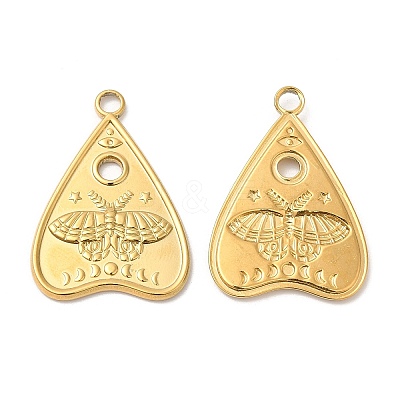 304 Stainless Steel Pendants STAS-Z041-42G-1