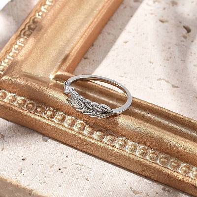 Brass Cuff Rings for Women RJEW-U032-03P-1