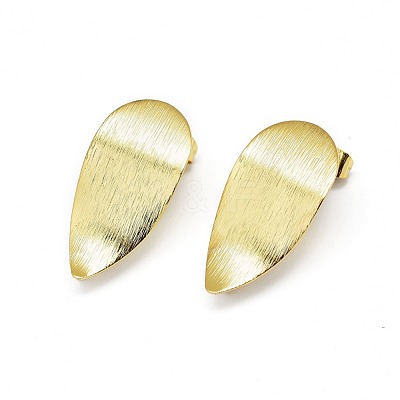 Brass Stud Earrings Findings KK-O123-E-1