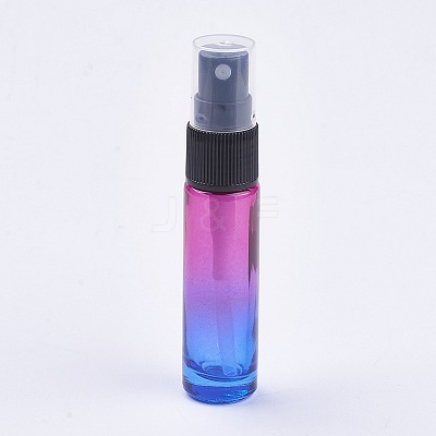 10ml Glass Gradient Color Refillable Spray Bottles MRMJ-WH0011-C04-10ml-1