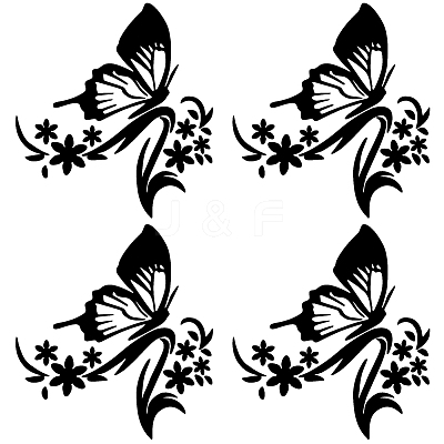 PVC Butterfly Car Decals ST-WH0005-02B-1