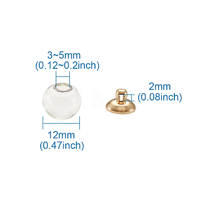 DIY Pendant Making DIY-TA0002-28-12mm-G-1