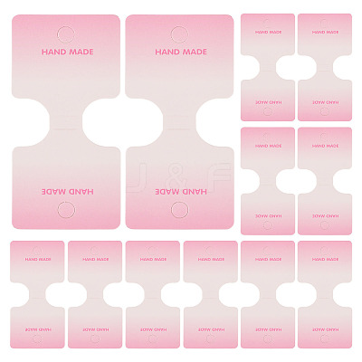 50Pcs Folding Paper Jewelry Display Cards ODIS-TA0001-07E-1