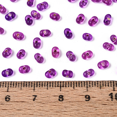 Baking Paint Glass Seed Beads SEED-K009-03B-04-1