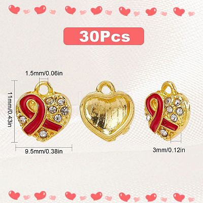 Alloy Rhinestone Pendants ENAM-SC0003-34-1