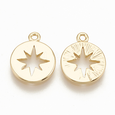 Brass Charms KK-T020-89G-1