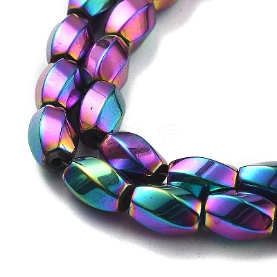 Electroplated Synthetic Non-magnetic Hematite Beads Strands G-P545-G02-02B-1