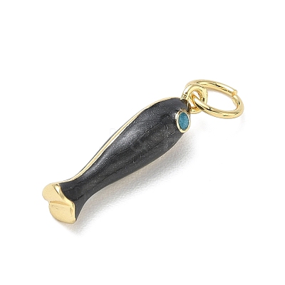 Brass Enamel Pendants KK-CBA6980-11G-G-1