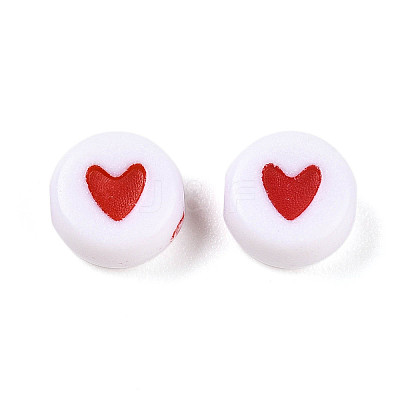 Opaque Acrylic Beads ACRP-T004-02A-1