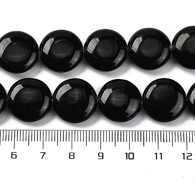Natural Obsidian Beads Strands G-C159-A03-01-1