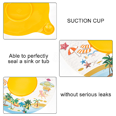 Silicone Sink Plug AJEW-WH0239-63A-1