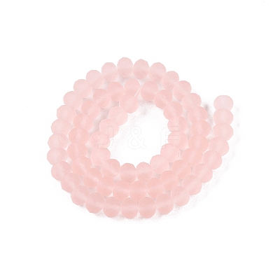Transparent Glass Beads Strands EGLA-A044-T8mm-MD22-1