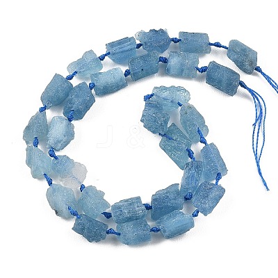 Raw Rough Natural Aquamarine Beads Strands G-D101-A05-02-1