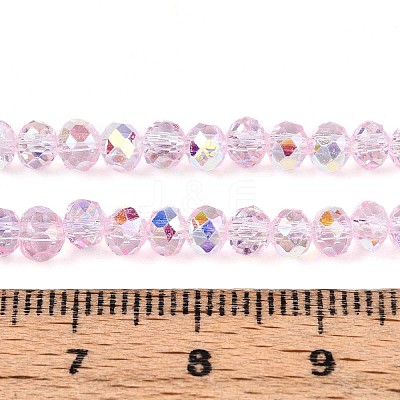 Transparent Glass Beads Strands EGLA-N016-4mm-04-1