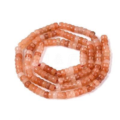 Natural Red Aventurine Beads Strands G-Q606-46A-06-1