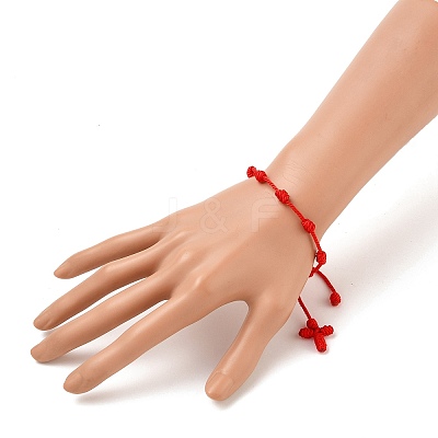 Adjustable Nylon Threads Braided Bracelets BJEW-JB05582-03-1