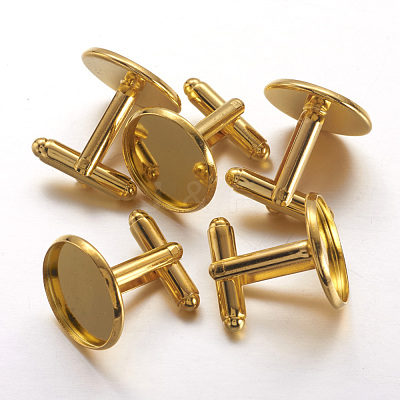 Brass Cufflinks KK-E464-G-1