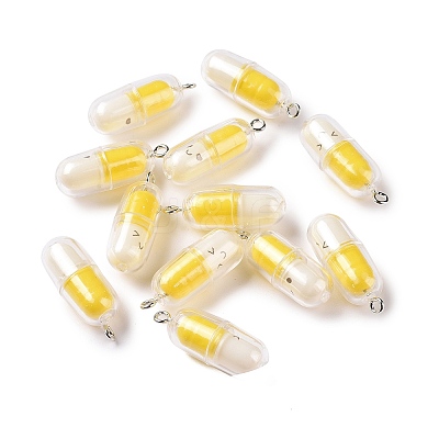 Translucent Plastic Pendants X-KY-L006-29B-1