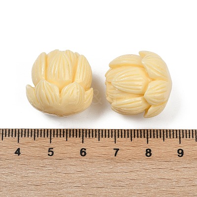 Synthetic Coral Carved Beads CORA-S025-01-1