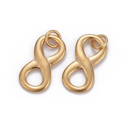 304 Stainless Steel Charms STAS-L218-17G-1