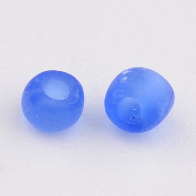 12/0 Frosted Round Glass Seed Beads X-SEED-A008-2mm-M6-1