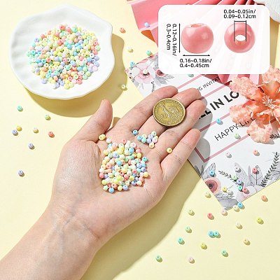 45G Baking Paint Glass Seed Beads SEED-SZ00001-021E-1