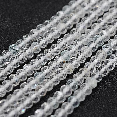 Natural Topaz Crystal Bead Strands G-G663-07-3mm-1