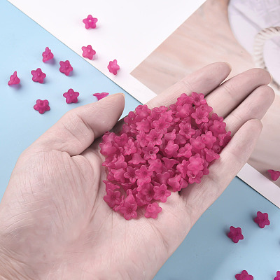 Transparent Acrylic Beads X-PL554-04-1