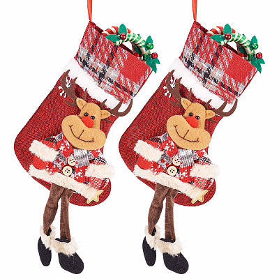 Christmas Theme Non-woven Fabrics Bags ABAG-TAC0001-16A-1