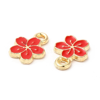 Alloy Enamel Charms ENAM-C005-34G-04-1