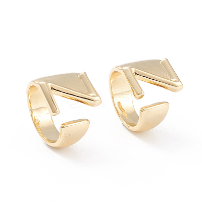 Brass Cuff Rings RJEW-L097-06Z-1