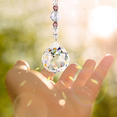 Glass Round Hanging Ornaments PW-WG403AA-01-1