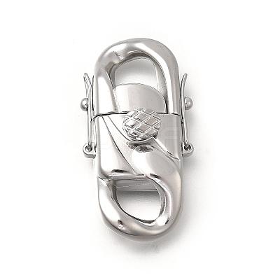 304 Stainless Steel Twister Clasps STAS-D382-05E-P-1