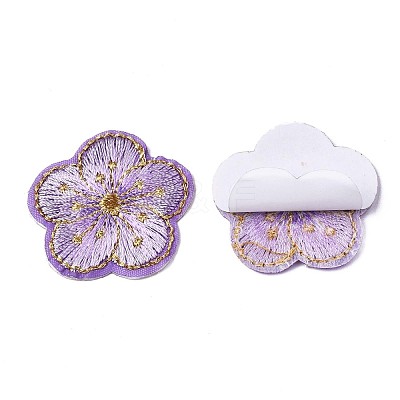 Computerized Embroidery Non Woven Fabric Self-adhesive Patches X-AJEW-T010-02C-1