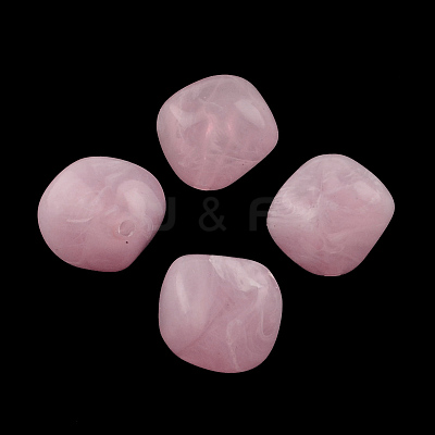 Bicone Imitation Gemstone Acrylic Beads OACR-R024-21-1