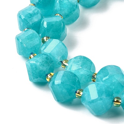 Natural Quartz Dyed Beads Strands G-U023-A02-17-1