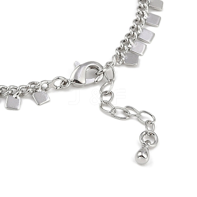 Rack Plating Brass Bracelets for Women BJEW-K244-08D-P-1