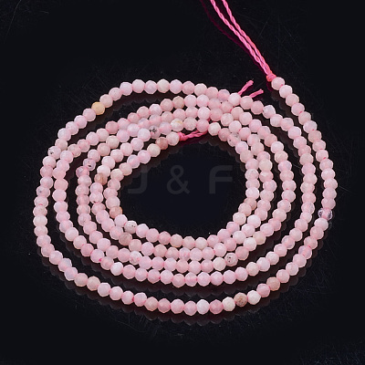 Natural Pink Opal Beads Strands X-G-T064-11-1