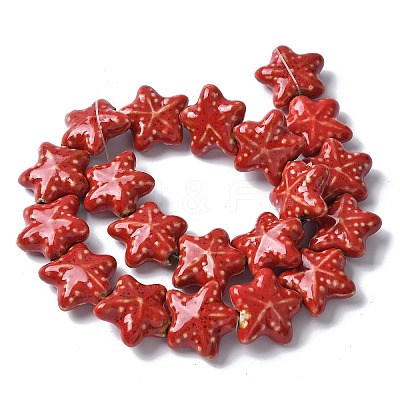 Ocean Series Handmade Porcelain Beads PORC-R002-05-07-1