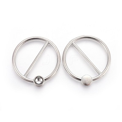 Alloy Buckle Clip LS-PALLOY-WH0056-06P-1