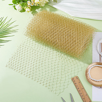 Polyester Mesh Tulle Fabric AJEW-WH0678-96B-1