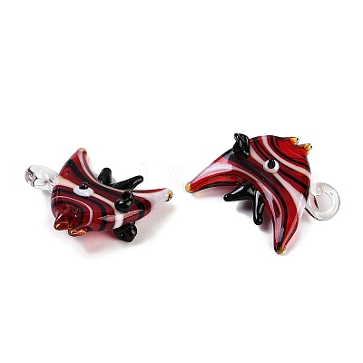 Handmade Lampwork Pendants LAMP-I027-05B-1