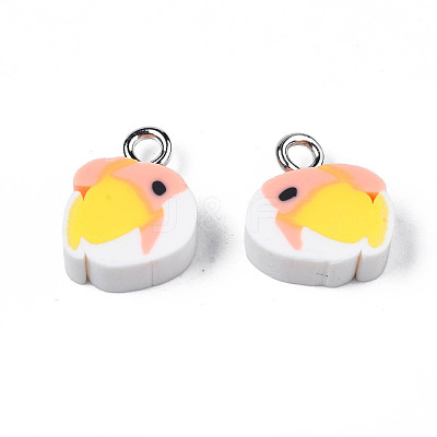 Handmade Polymer Clay Charms CLAY-S096-025-1