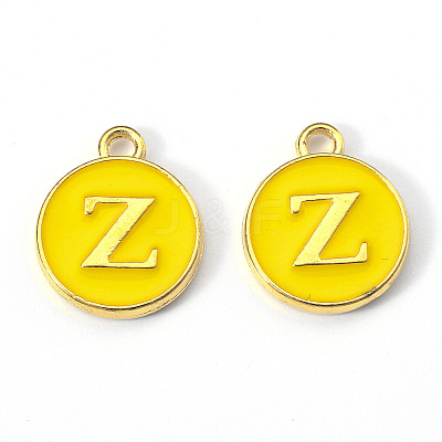 Golden Plated Alloy Enamel Charms LS-ENAM-S118-09Z-1