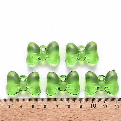 Transparent Acrylic Pendants TACR-T024-02BB-925-1