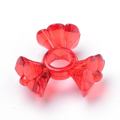 Transparent Acrylic Beads TACR-S124-04-1