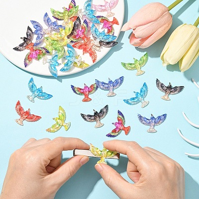 10Pcs Transparent Resin Cabochons FIND-YW0008-82-1